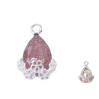 10pcs Diamond Droplets-Silver Base2