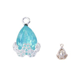 10pcs Diamond Droplets-Silver Base2