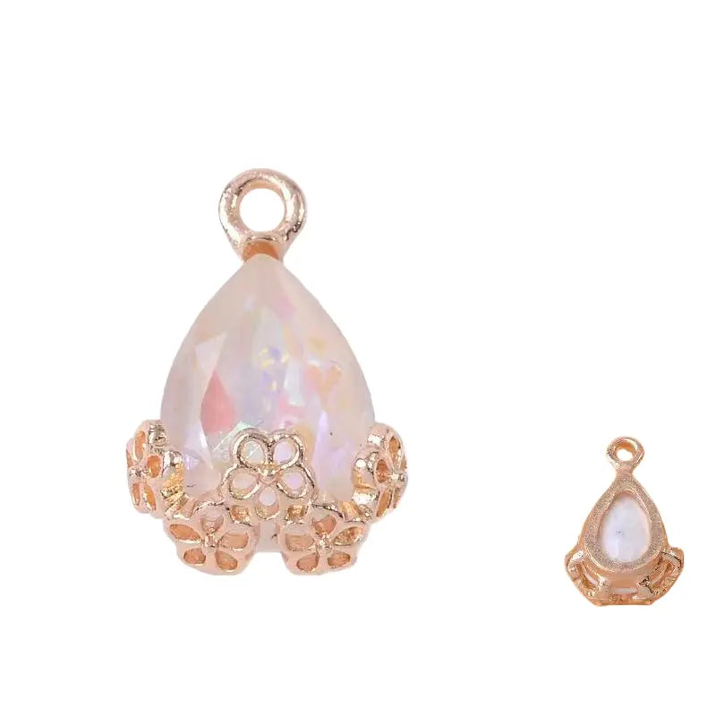 20pcs Diamond Droplets-Golden Base