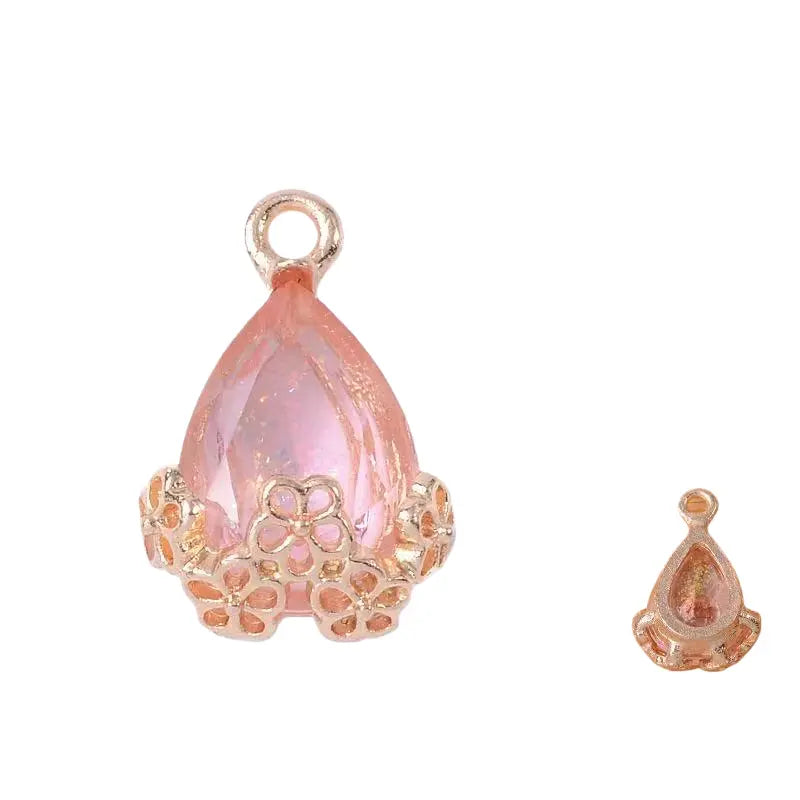 20pcs Diamond Droplets-Golden Base