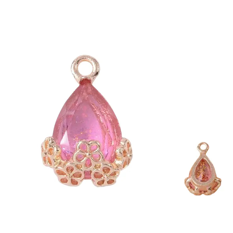 20pcs Diamond Droplets-Golden Base