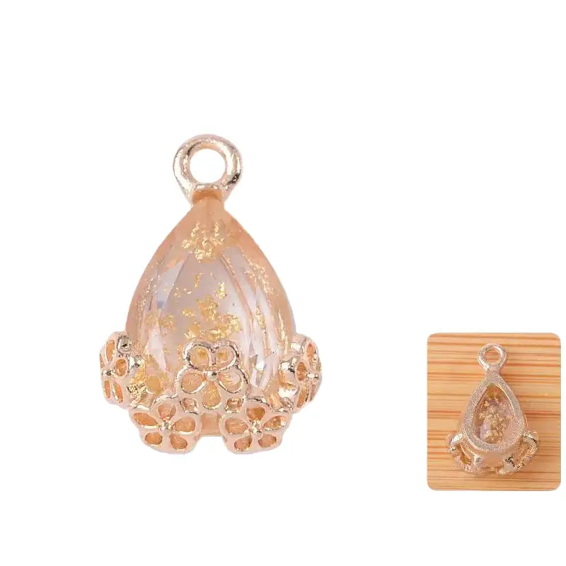 20pcs Diamond Droplets-Golden Base