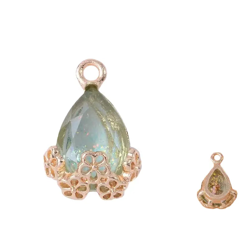 20pcs Diamond Droplets-Golden Base