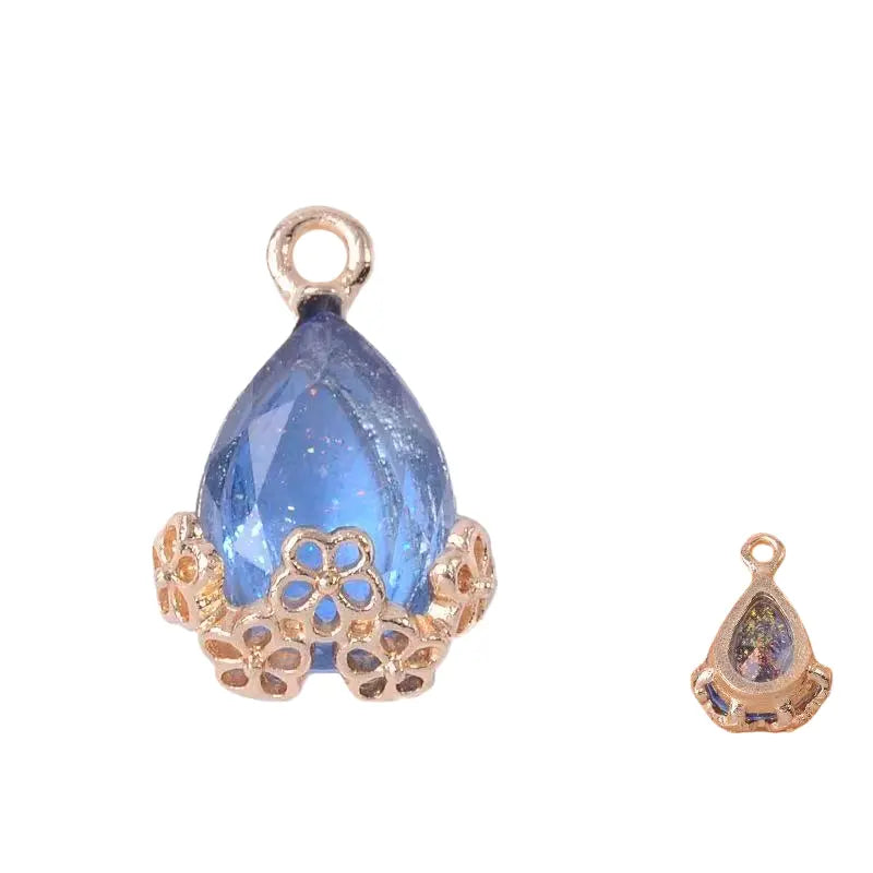 20pcs Diamond Droplets-Golden Base