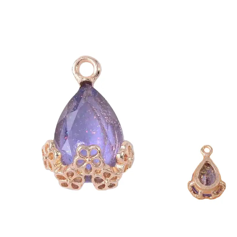 20pcs Diamond Droplets-Golden Base