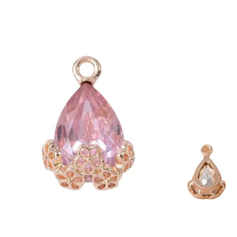 20pcs Diamond Droplets-Golden Base