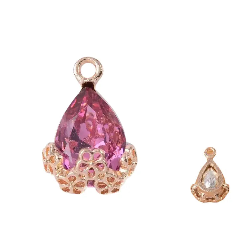 20pcs Diamond Droplets-Golden Base