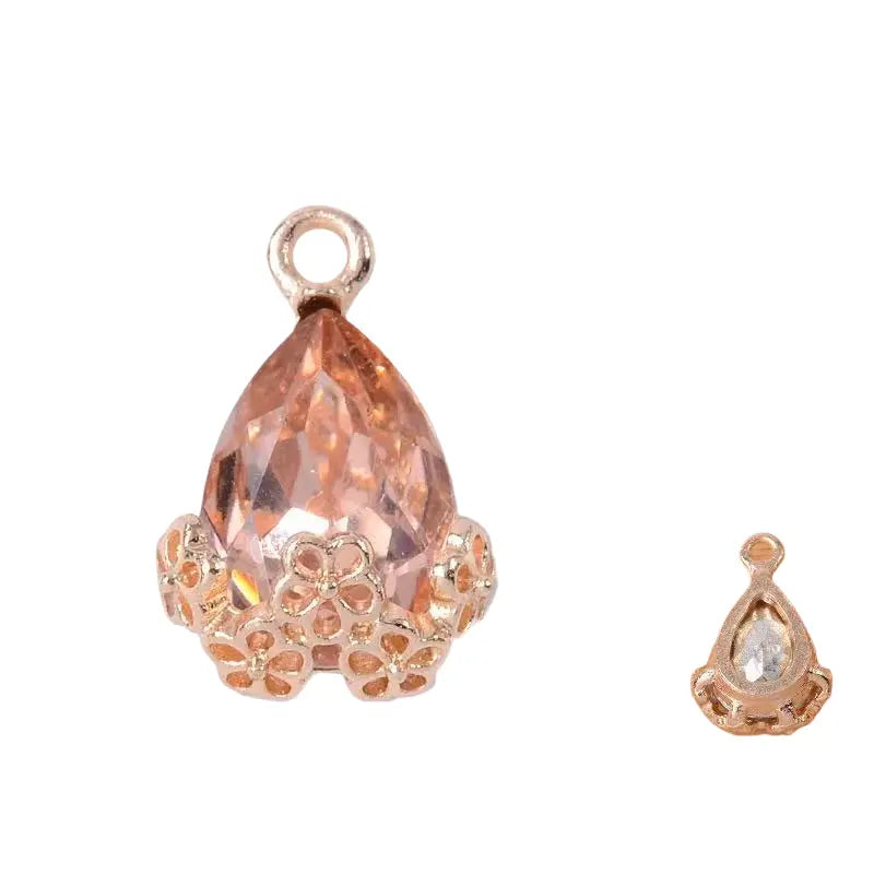 20pcs Diamond Droplets-Golden Base