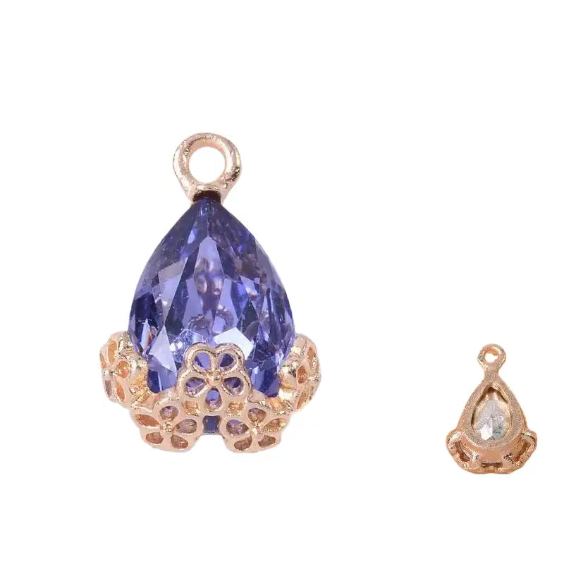 20pcs Diamond Droplets-Golden Base