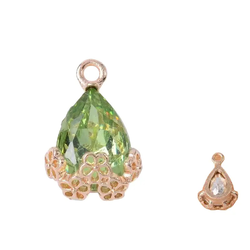 20pcs Diamond Droplets-Golden Base