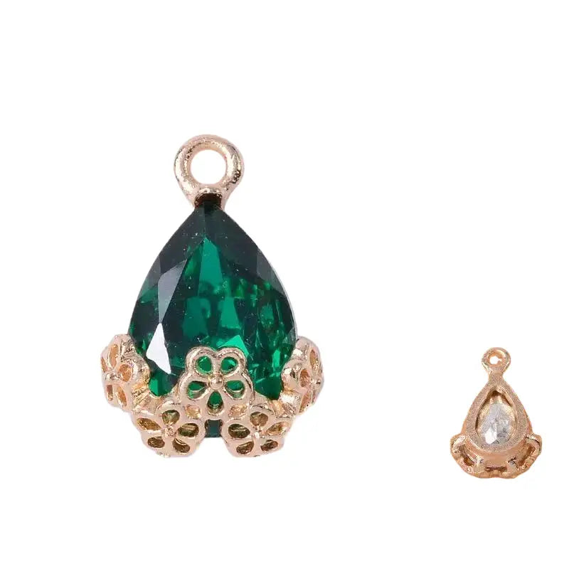 20pcs Diamond Droplets-Golden Base