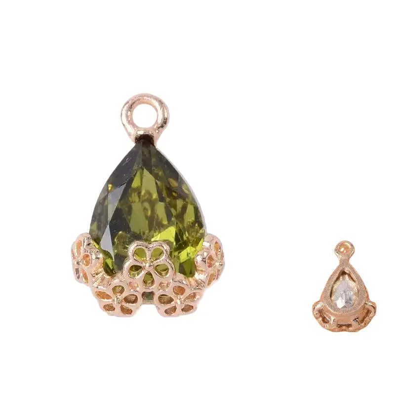 20pcs Diamond Droplets-Golden Base