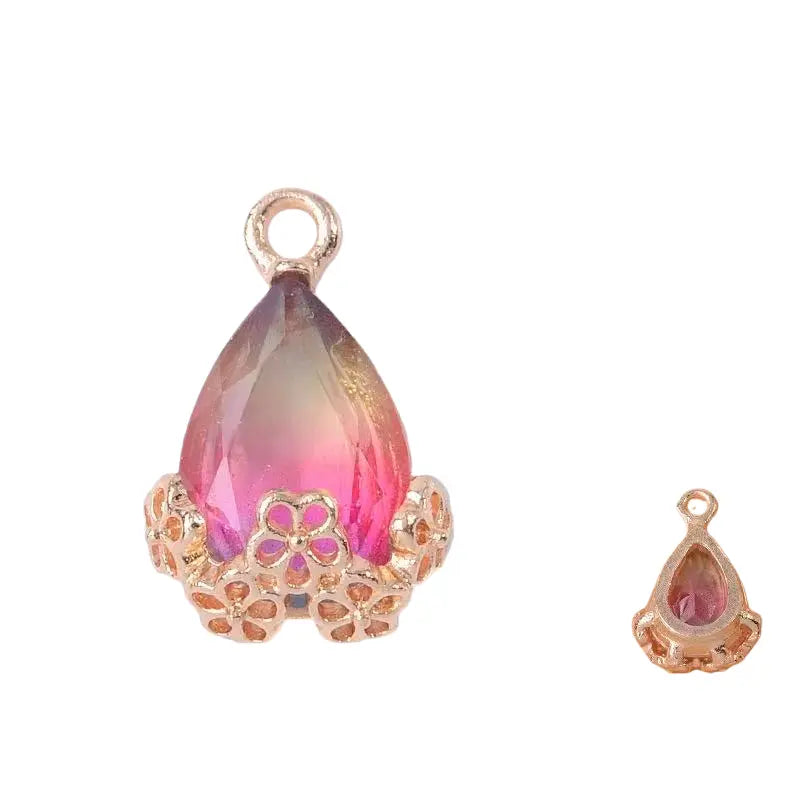 20pcs Diamond Droplets-Golden Base