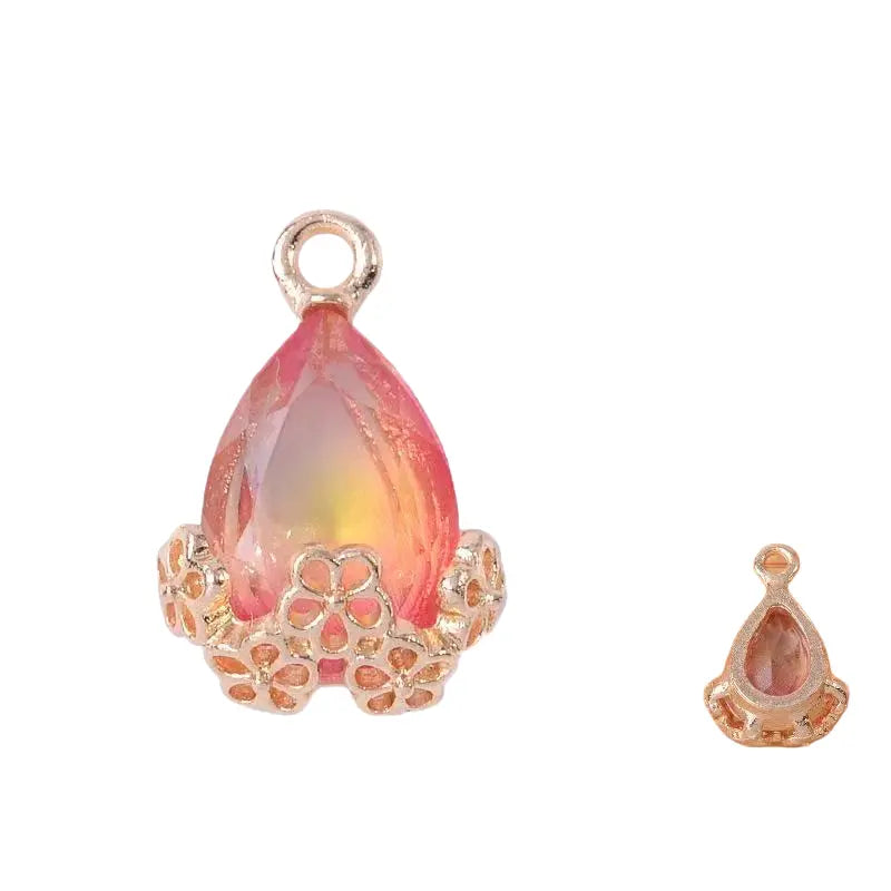 20pcs Diamond Droplets-Golden Base