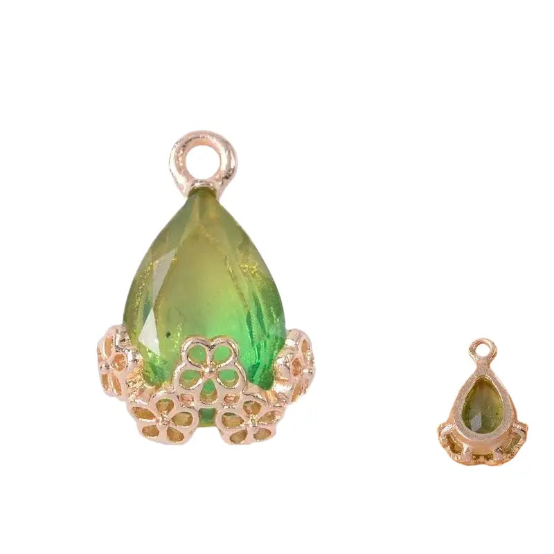 20pcs Diamond Droplets-Golden Base