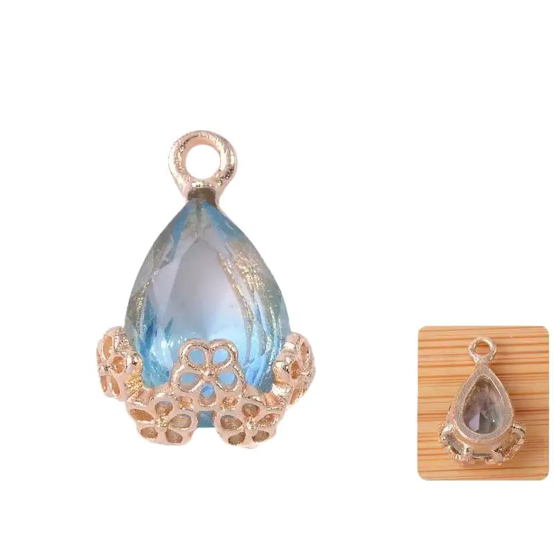 20pcs Diamond Droplets-Golden Base