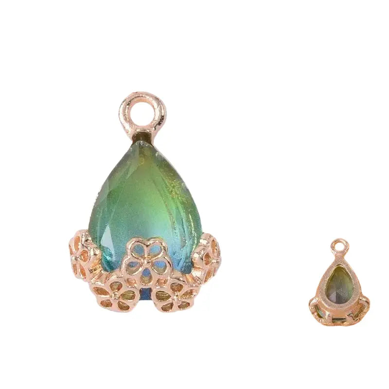 20pcs Diamond Droplets-Golden Base