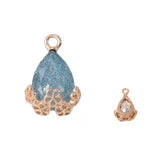 20pcs Diamond Droplets-Golden Base