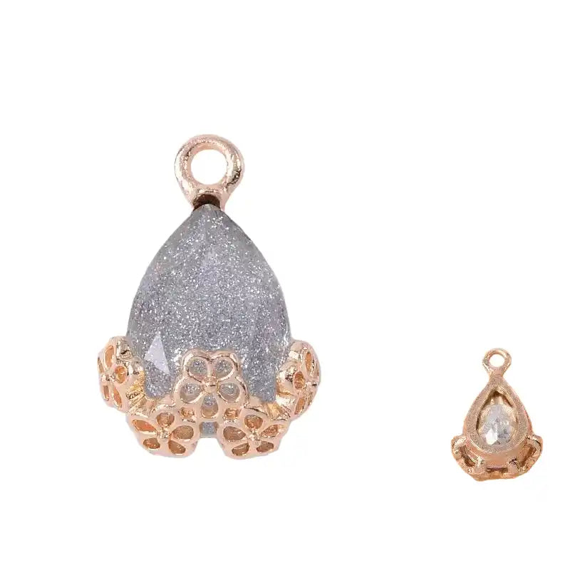 20pcs Diamond Droplets-Golden Base