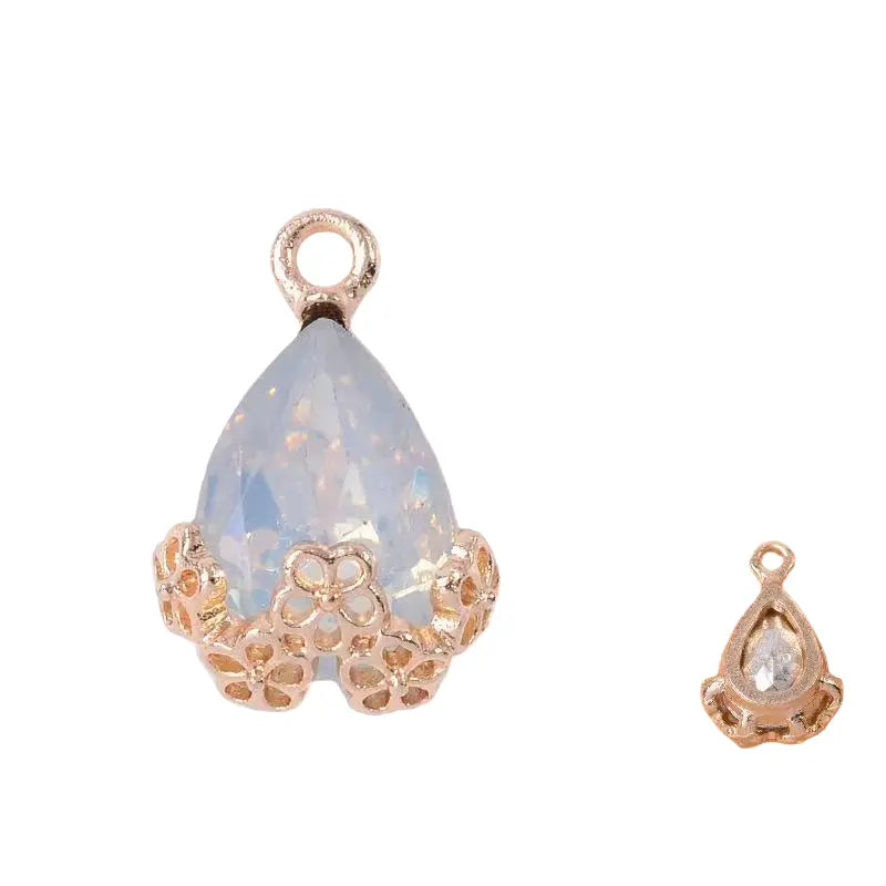 20pcs Diamond Droplets-Golden Base