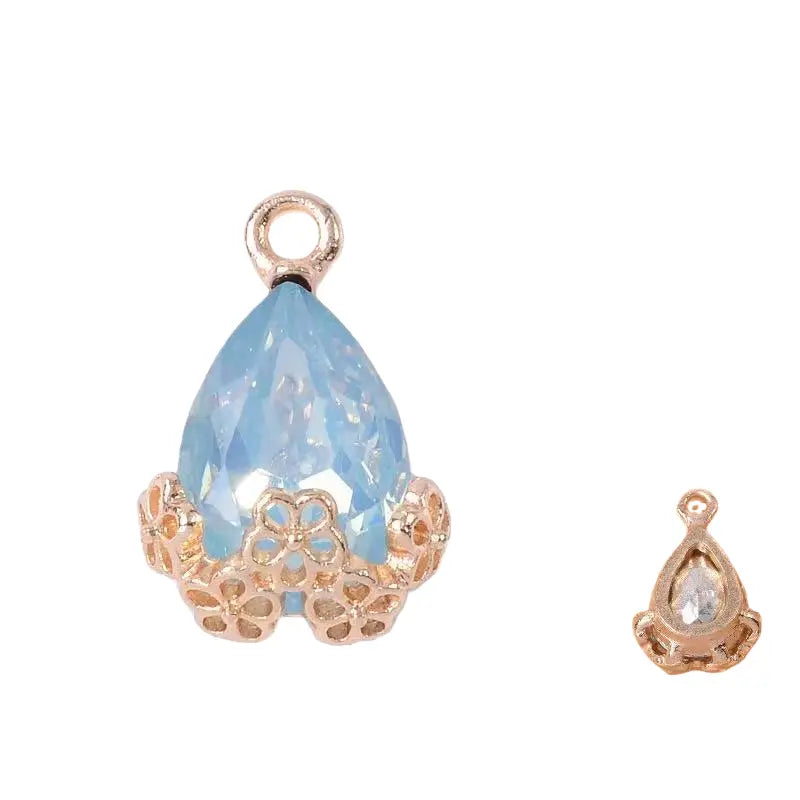 20pcs Diamond Droplets-Golden Base