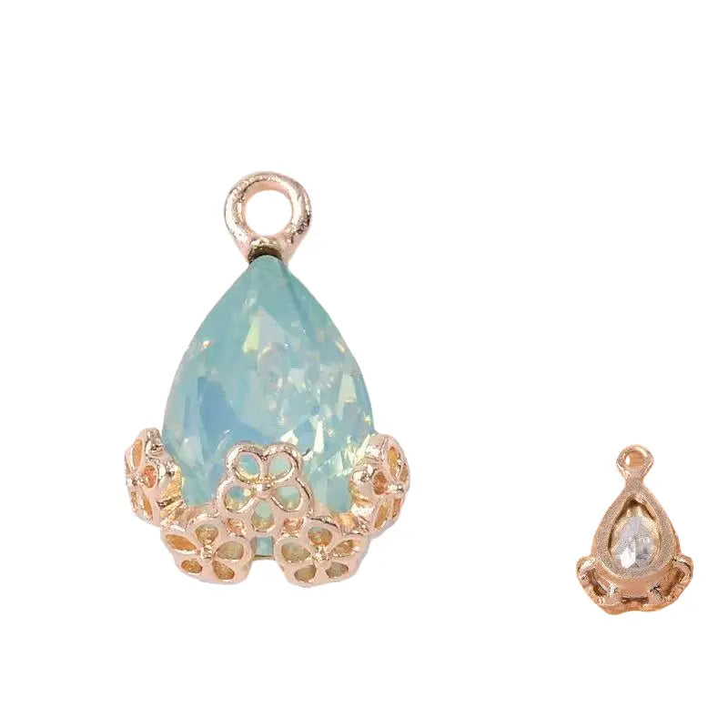 20pcs Diamond Droplets-Golden Base