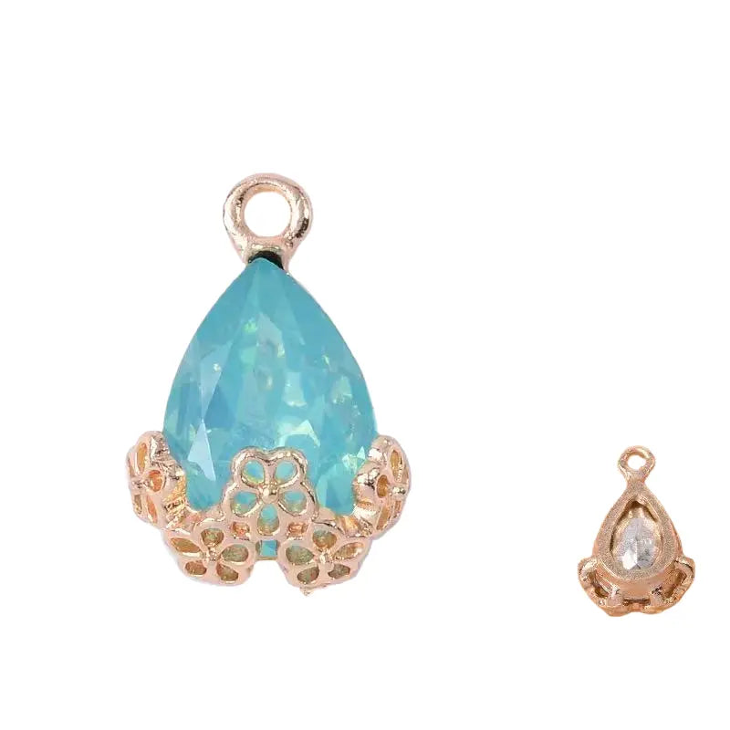 20pcs Diamond Droplets-Golden Base