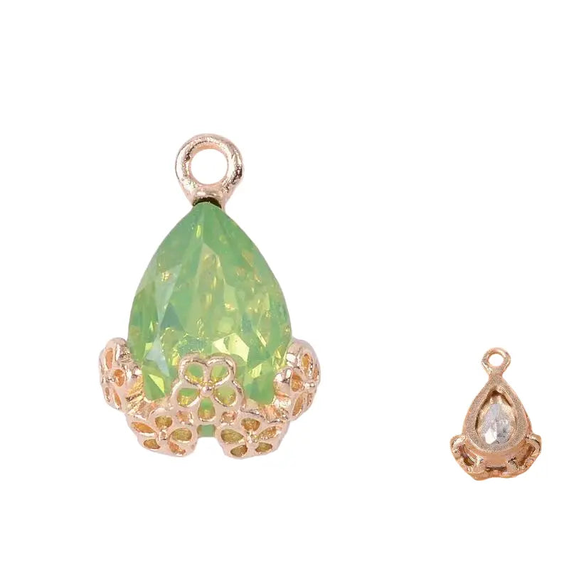 20pcs Diamond Droplets-Golden Base