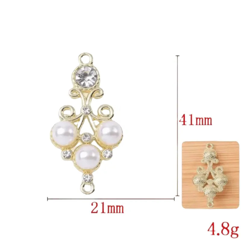 10pcs Pearl Pendants