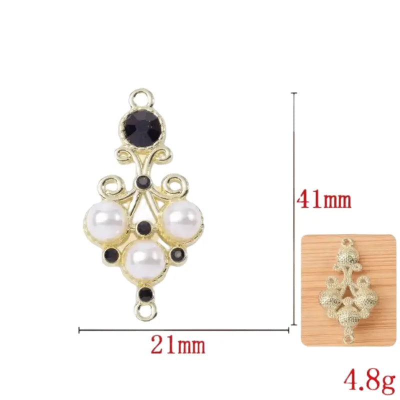 10pcs Pearl Pendants