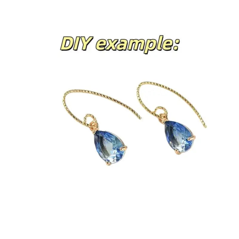 20pcs Diamond Droplets-Golden Base