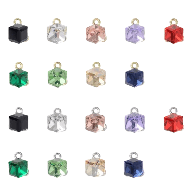 10pcs Square Diamond Accessories