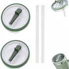 2 PCS 40oz Replaceble Tumbler Flip Straw Lid Replacement Fit for HydroJug Traveler