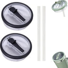 2 PCS 40oz Replaceble Tumbler Flip Straw Lid Replacement Fit for HydroJug Traveler